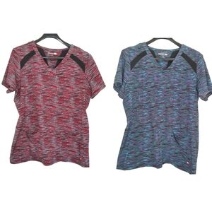 Bundle of Lite Tech Lightweight Scrub Top in Abstract‎ Pattern